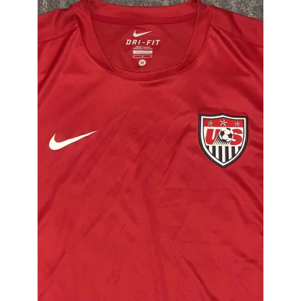 Nike US Soccer Federation Training Jersey Mens Medium Red World Cup Fútbol
